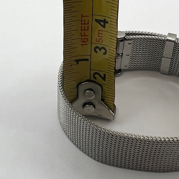 Stainless Steel mesh belt bracelet. Vintage - Picture 4 of 7
